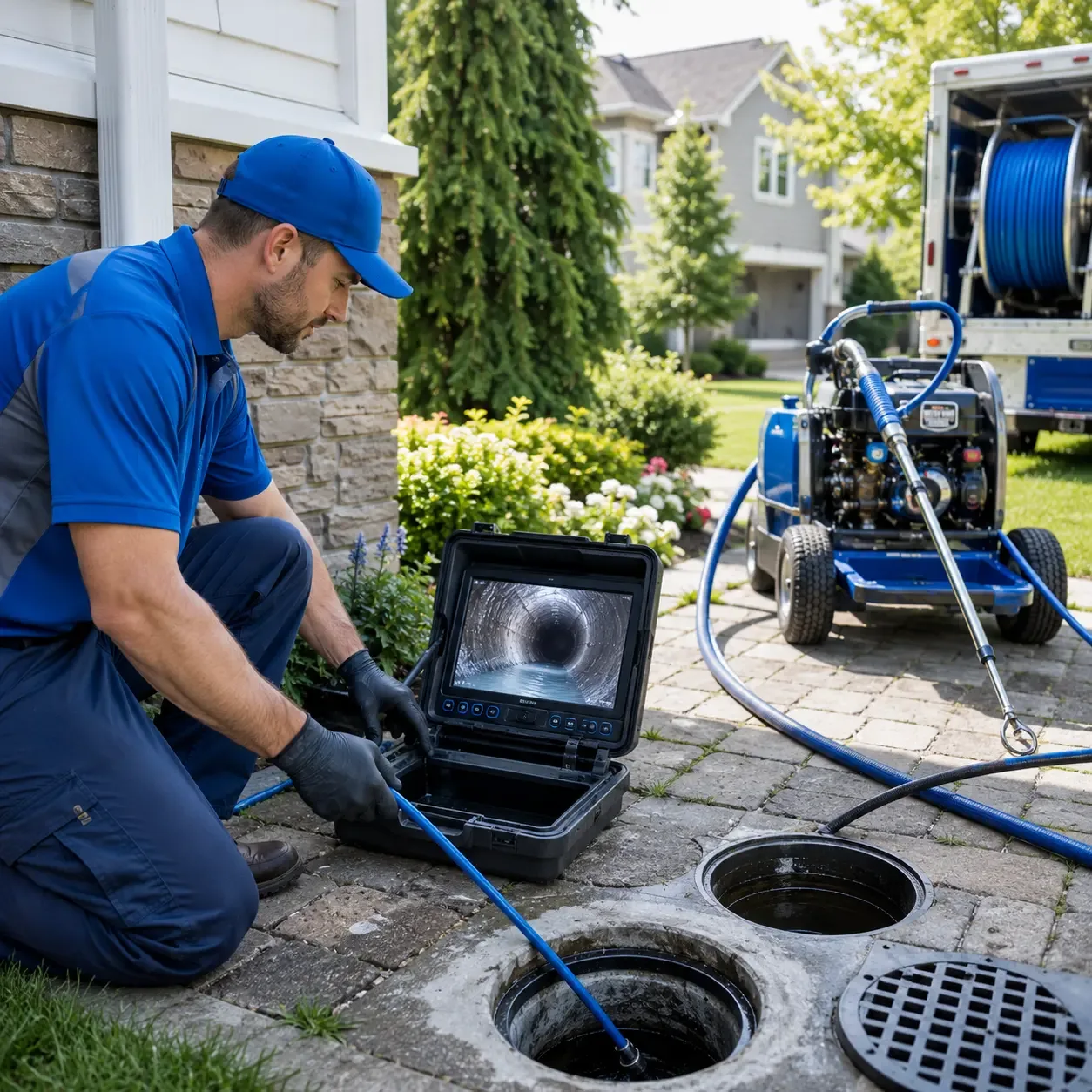 Outdoor drain cleaning professionals serving Wilkinson, IN
